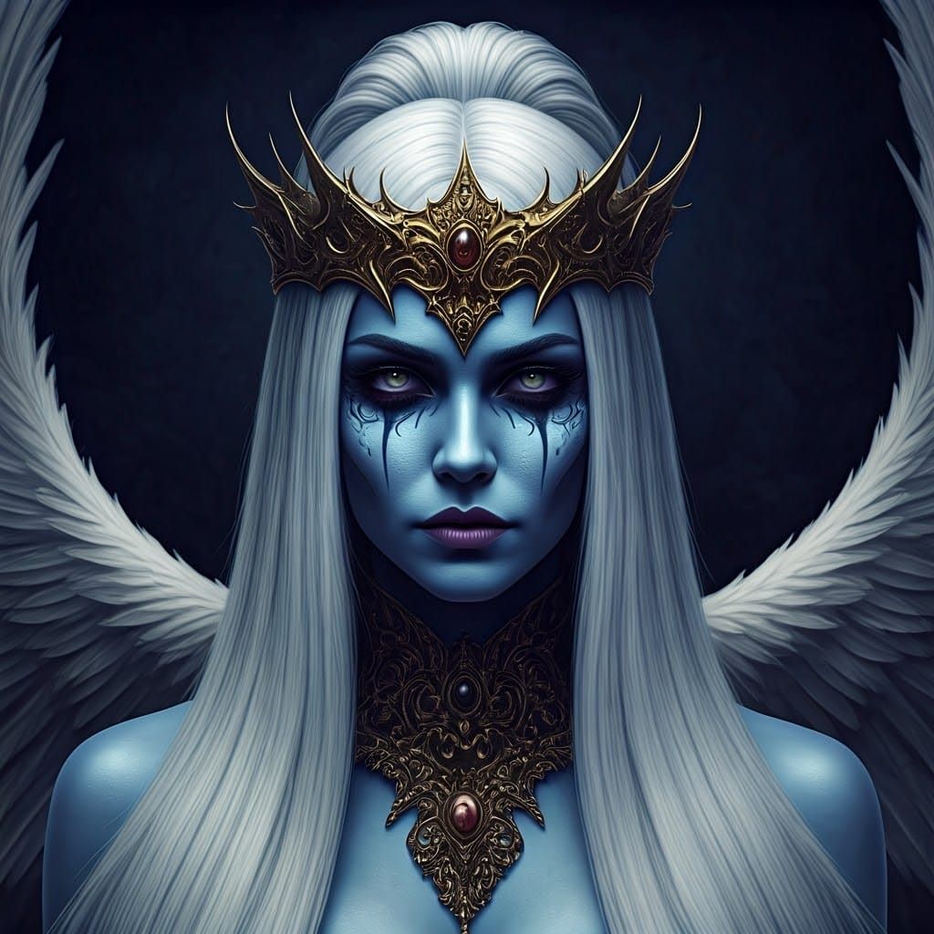 Ethereal Shadow Queen Ascends with Dark, Malevolent Power