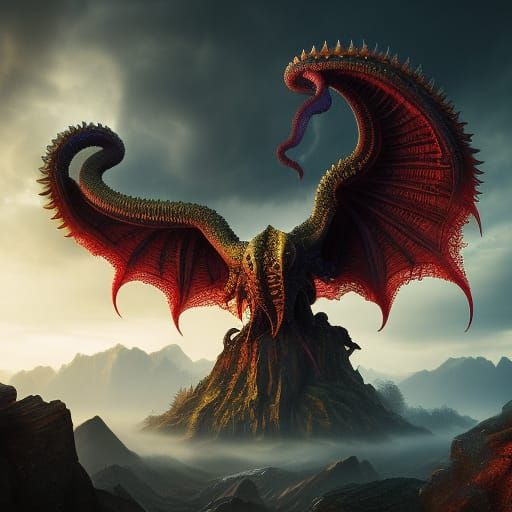 Cthulhu Fairytale in Magic Realism Style