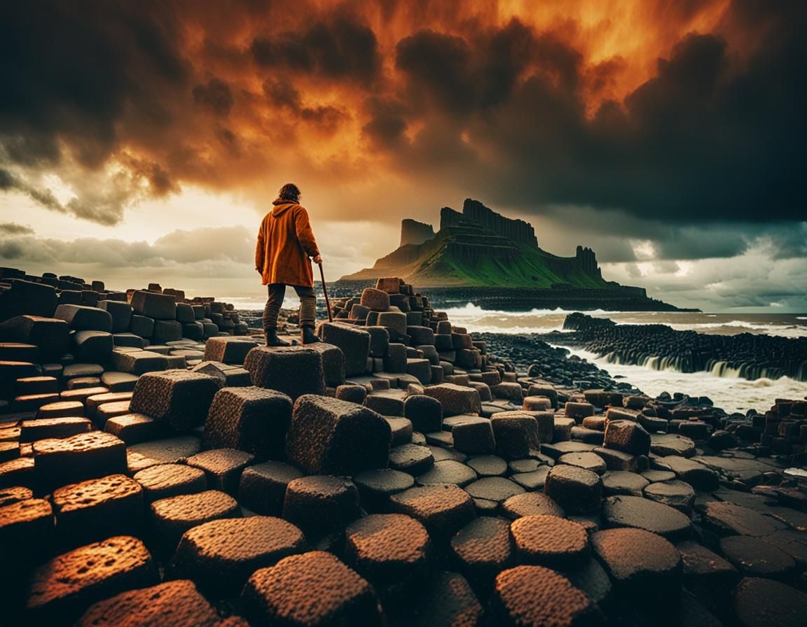 Fionn mac Cumhaill Builds Giant's Causeway: Cinematic