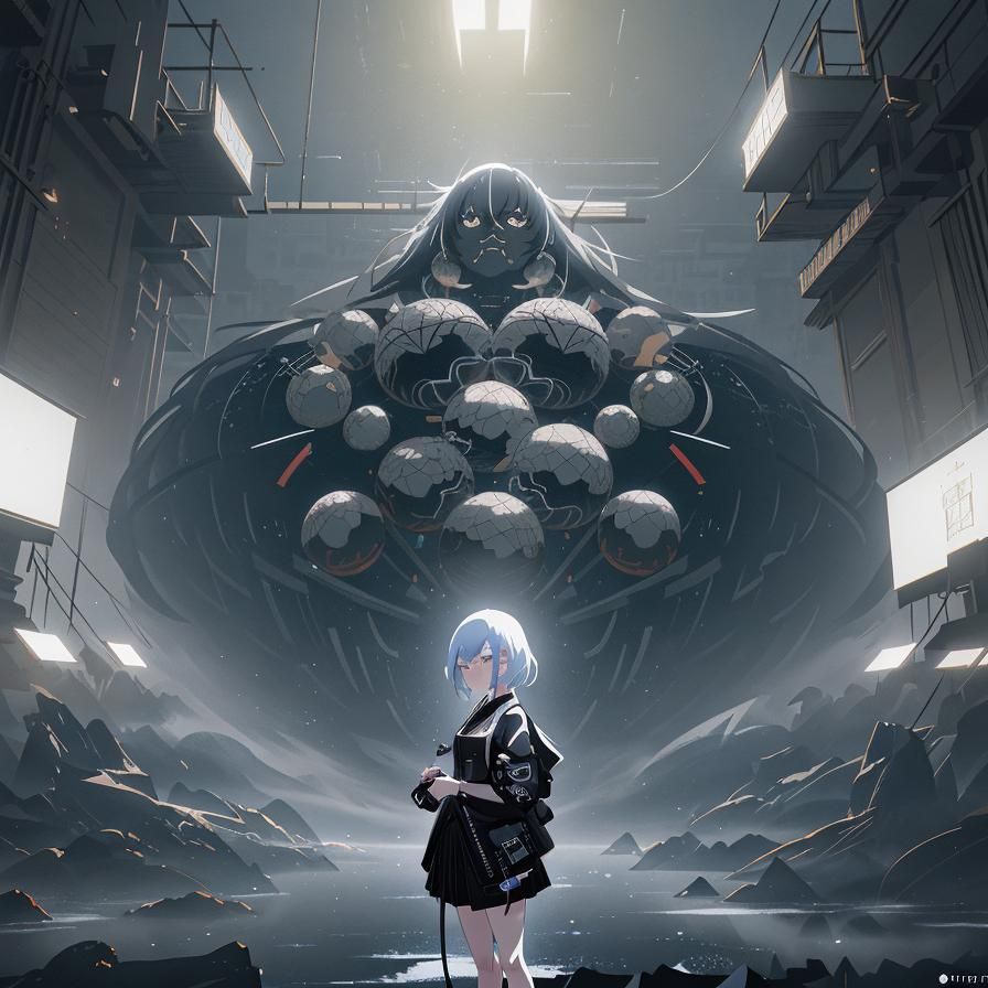 Anime Style 3D Art of Internet Girl, Payday