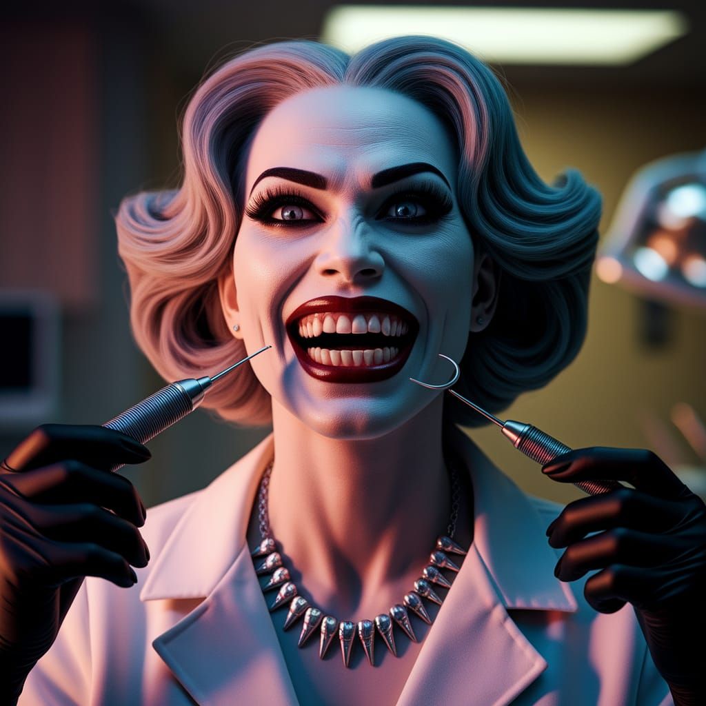Sinister Dental Office Beauty Embodies Pure Evil