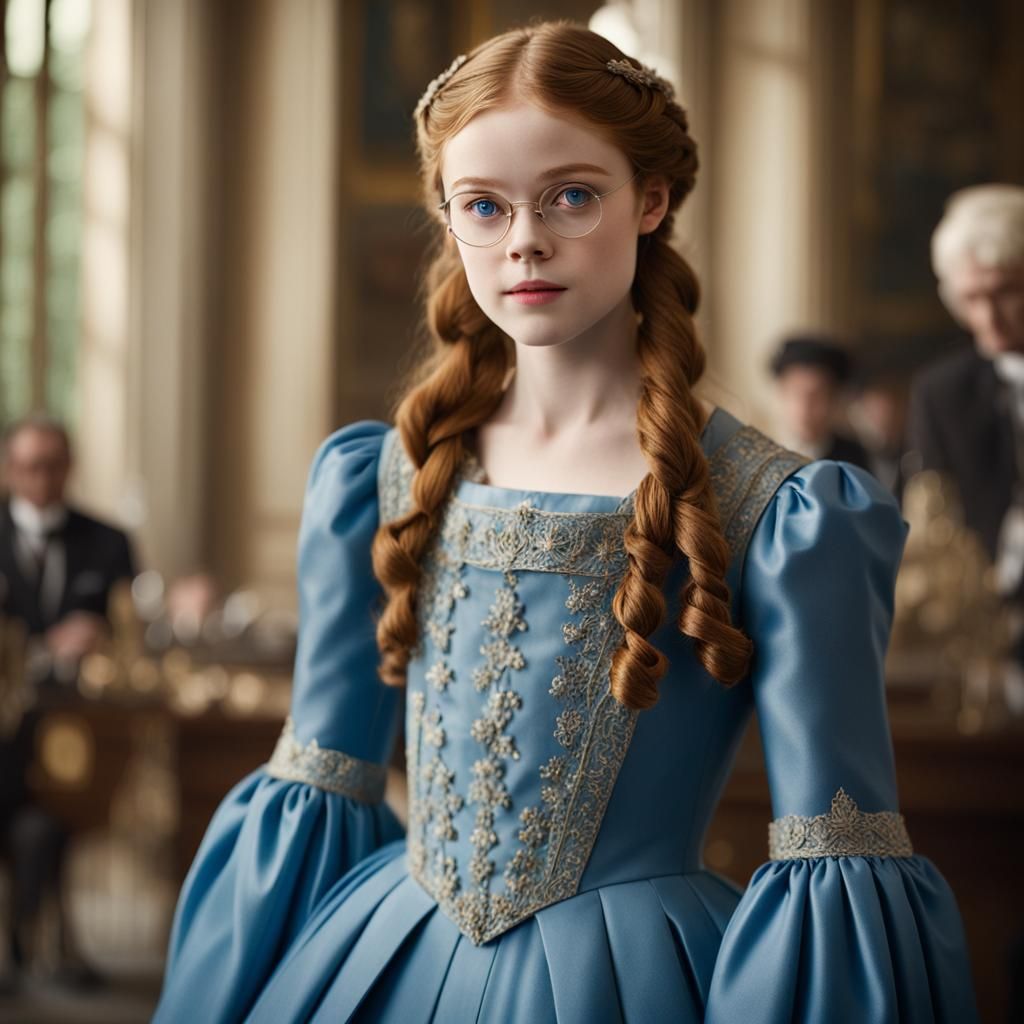 Elle Fanning as Ophelie: Professional Portrait