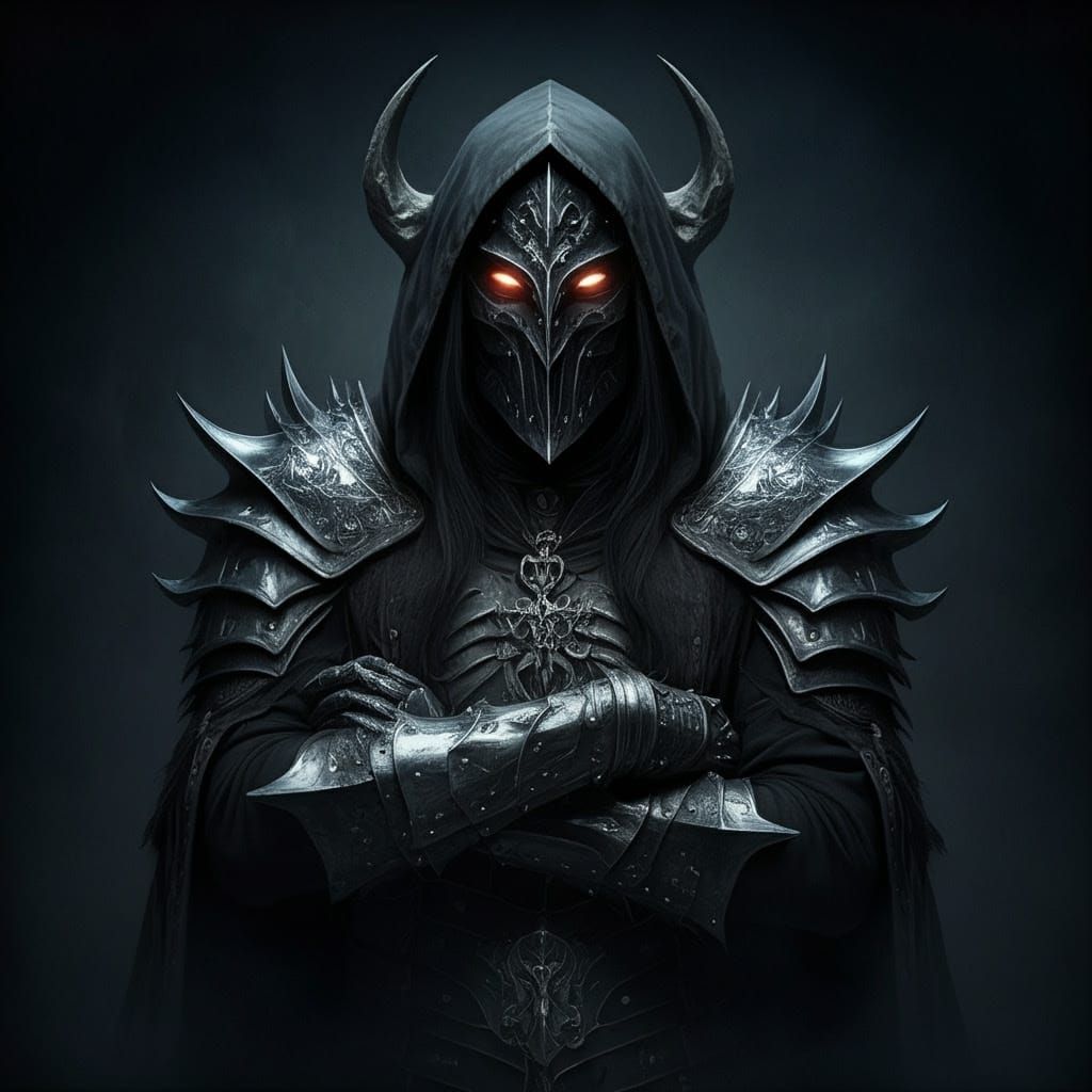 Fantasy Battle Scene in Dark Medieval Style