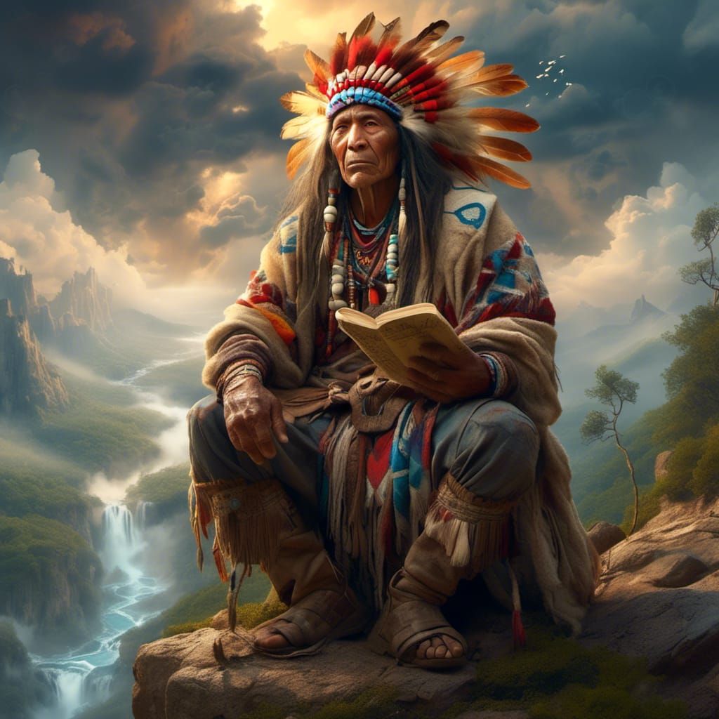 Don Juan Matus: Native American Shaman Concept Art