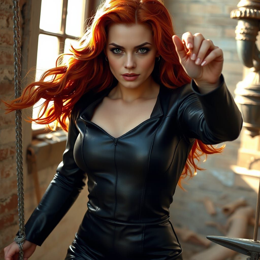 Sculpted Beauty Dominates Abandoned Sawmill in Dark Fantasy ...