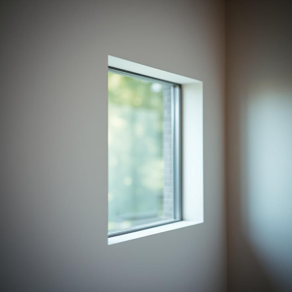Glass Window in Wall: Professional Photography
