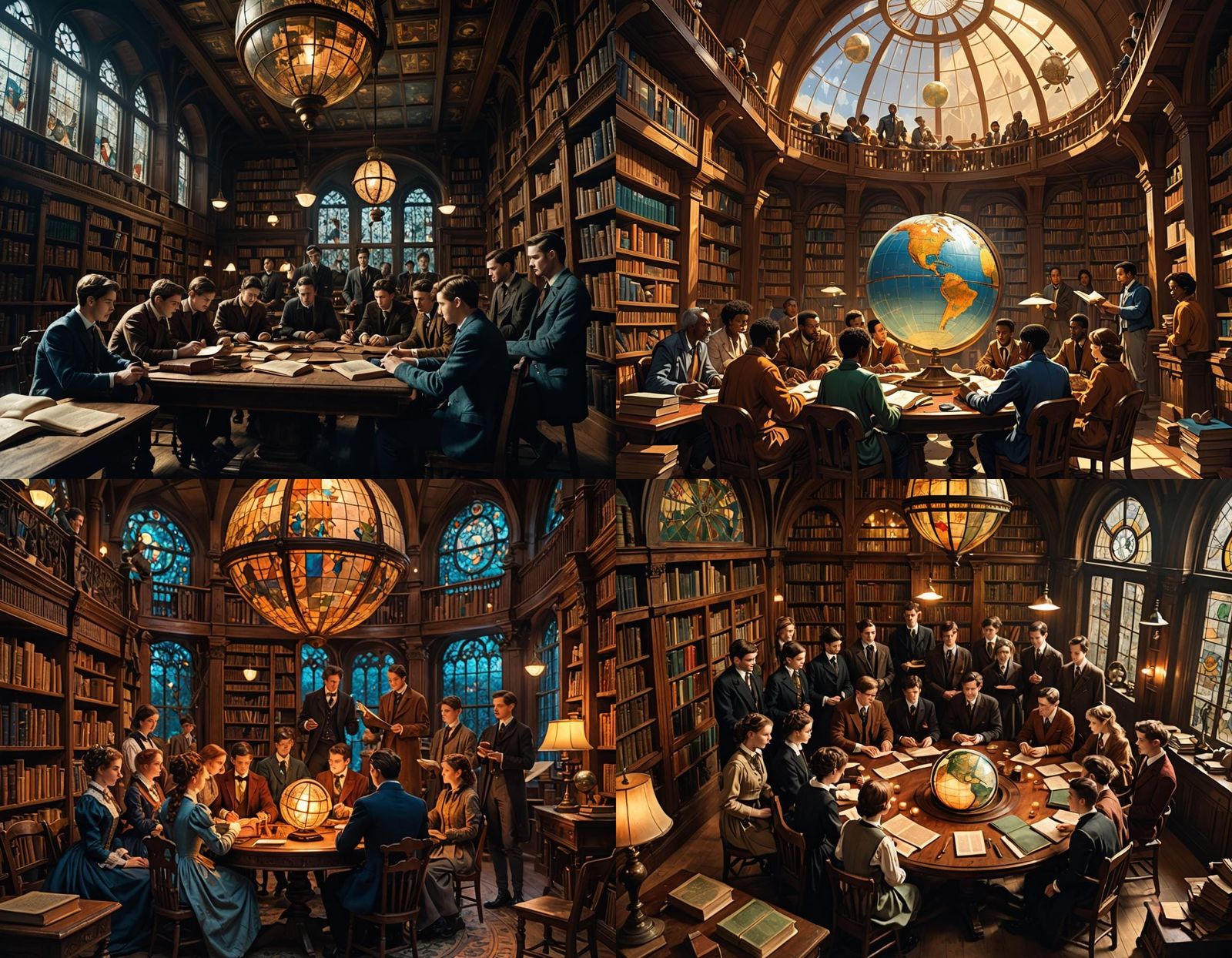 Masters Students Discover Truth in Mystical Library