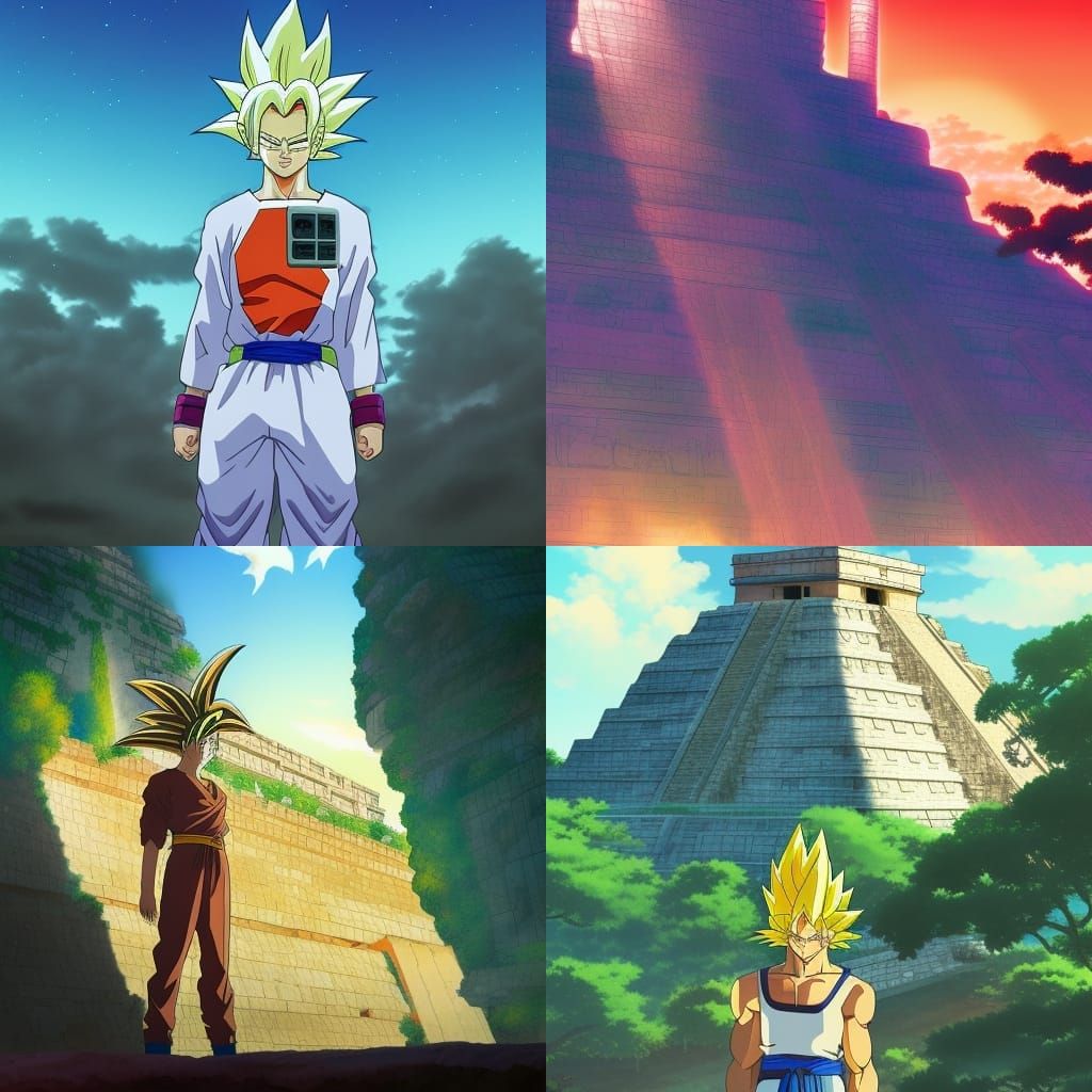 Chichen Itza Reimagined as Anime Key Visual