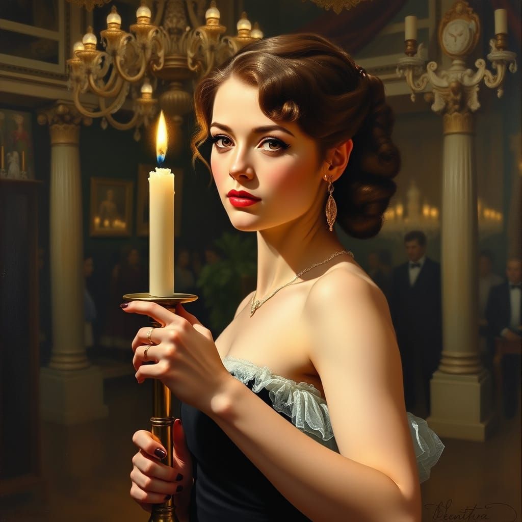 Miss Scarlett in the Ballroom with the Candlestick