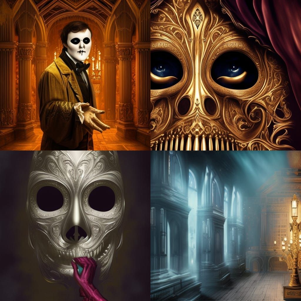 Hyperrealistic Phantom of the Opera on Artstation