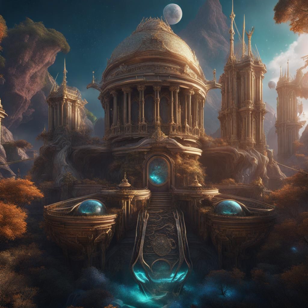 Fantastical Libra Concept Art in Deep Color