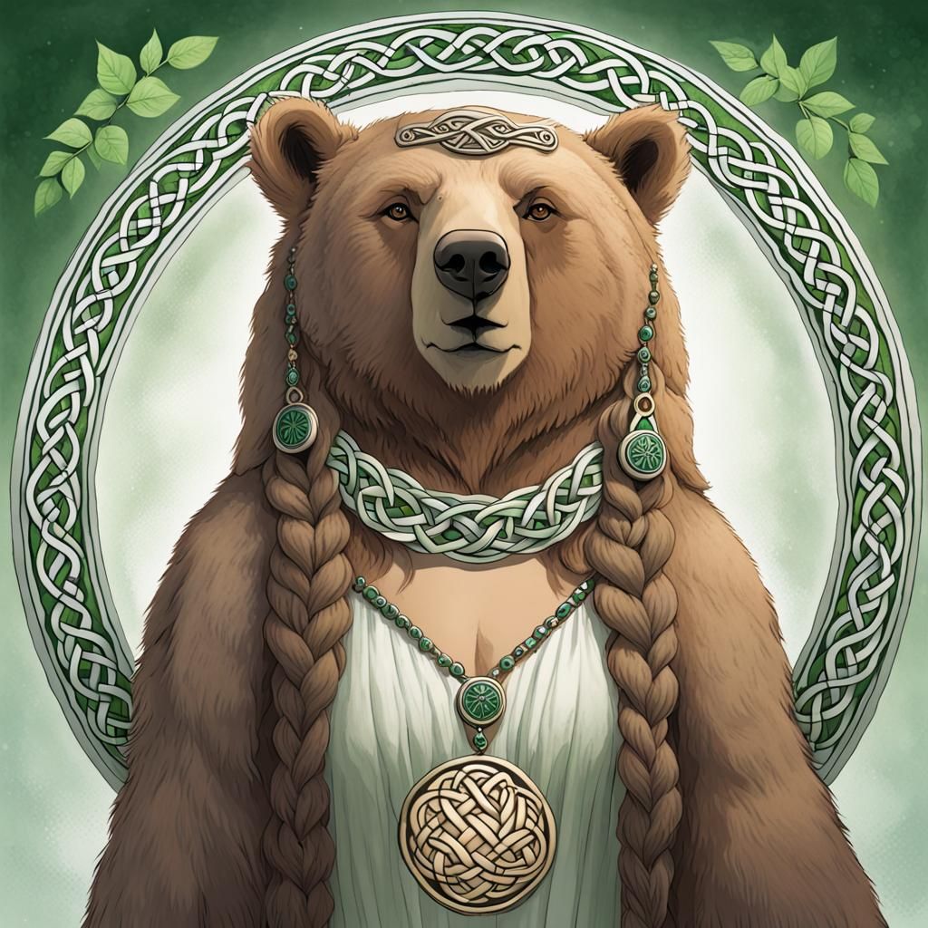 Artio: Celtic Bear Goddess Artwork