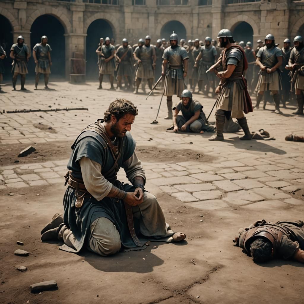 Roman Arena: Prisoner Flogged While Praying