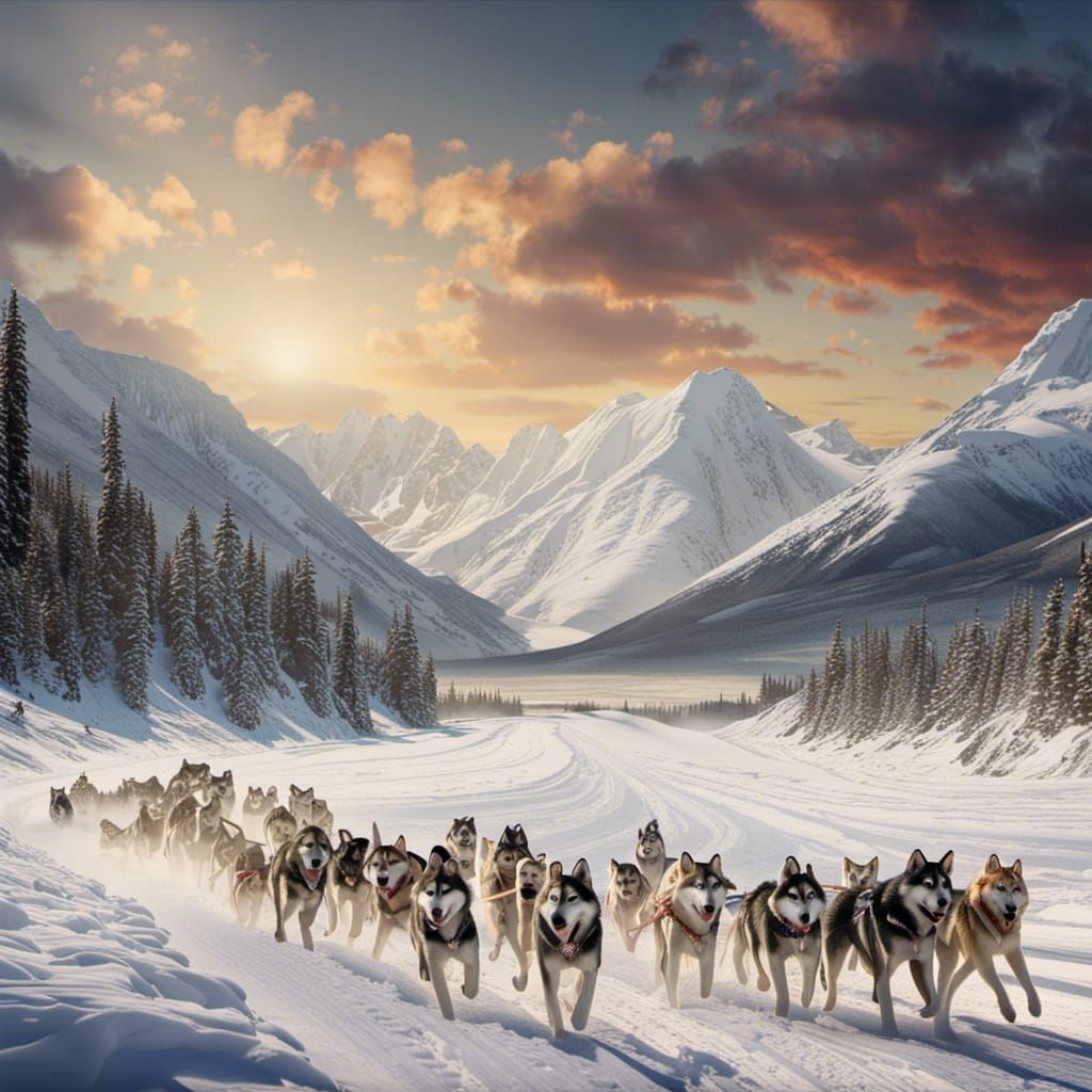 Iditarod Trail Sled Dog Race