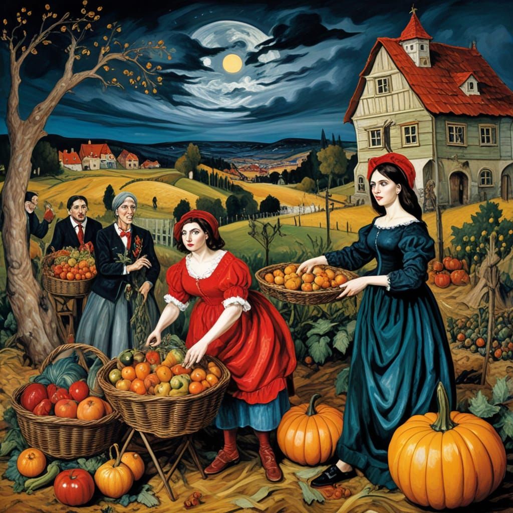 Nightmare Harvest Festival Gala in Expressive Style