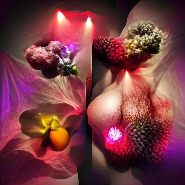 Luminous Labia Flowers and Erotic Fruits