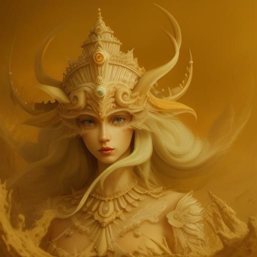 Surreal Psychedelic Masterpiece in Vivid Colors