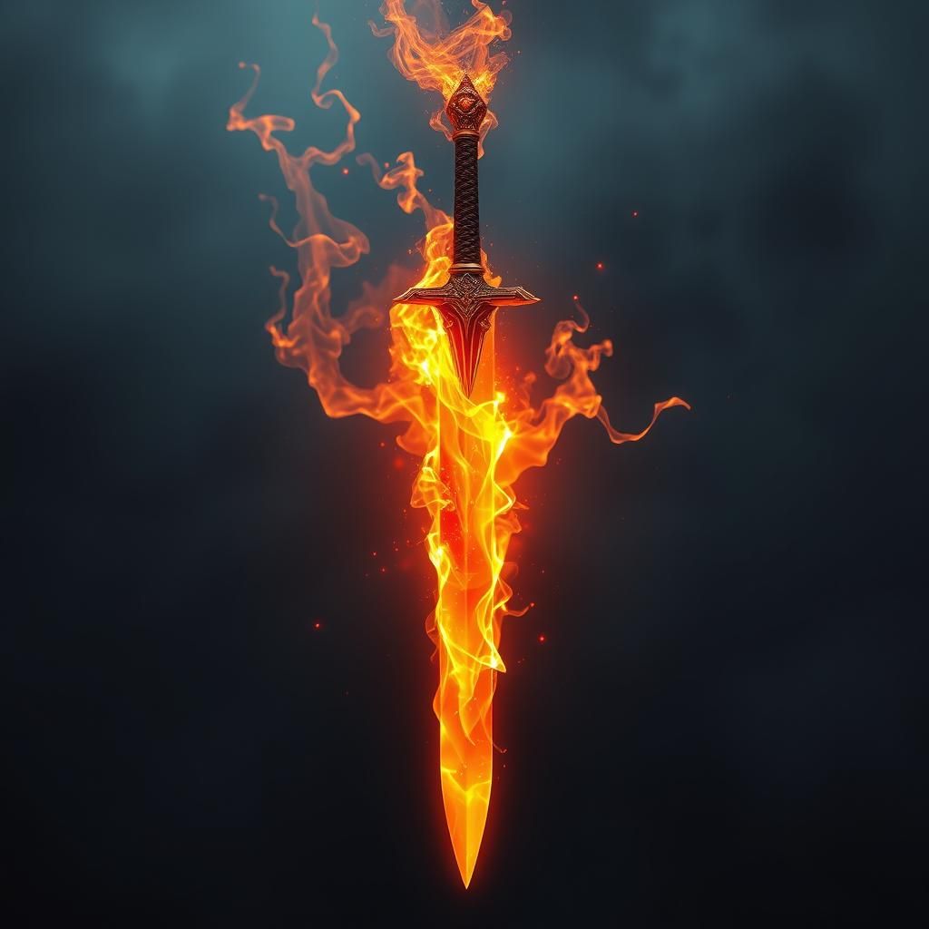 Elemental Fire Sword: Sharp, Mighty, Heroic