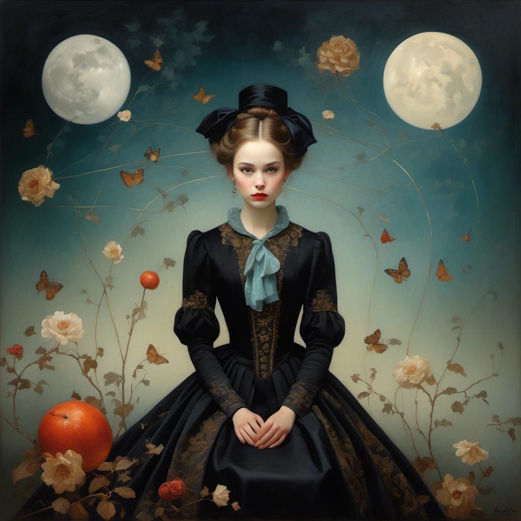 Surreal Light and Dark Fairytale Art