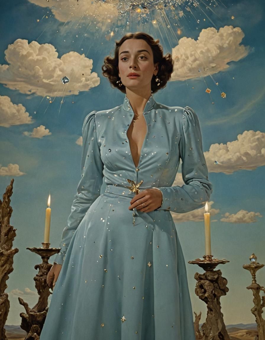 Surreal Gothic Castle Inspired by Salvador Dali