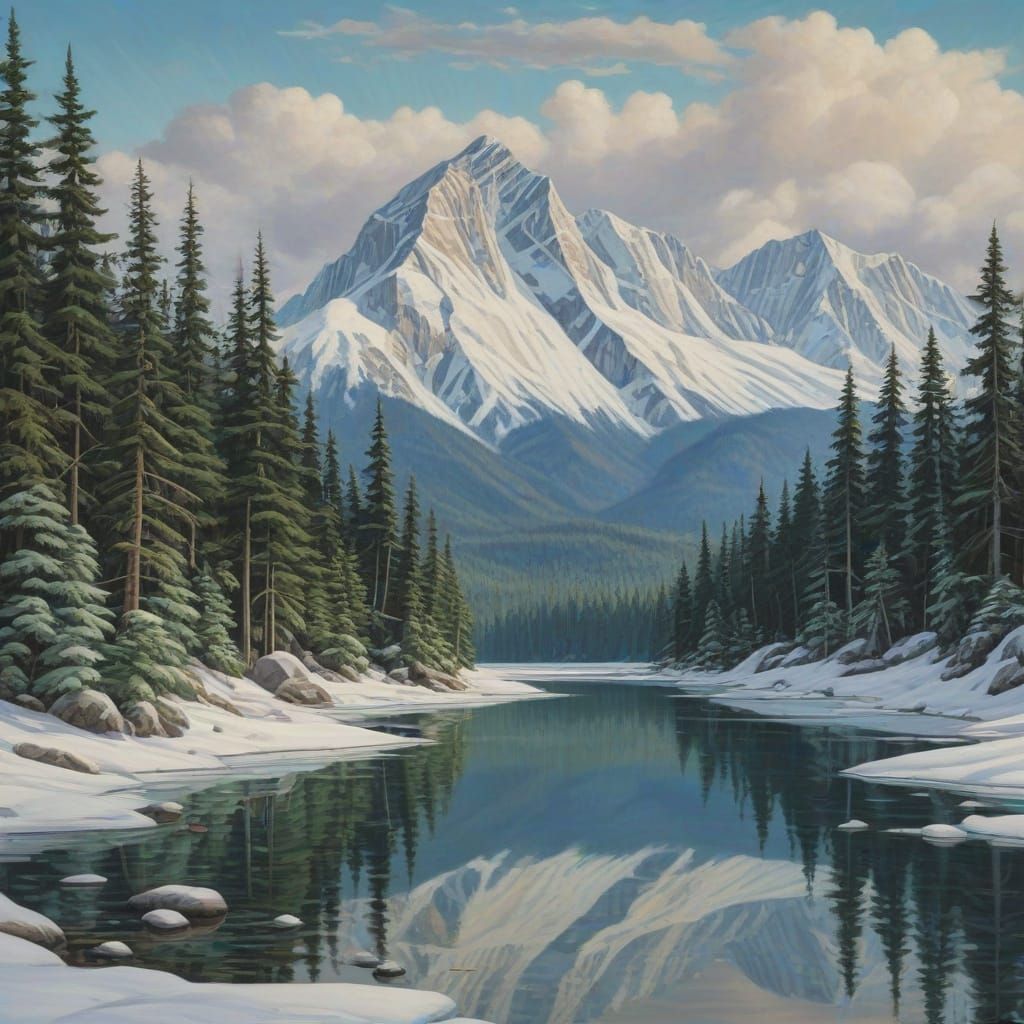 Winter Wonderland in the Canadian Wilderness