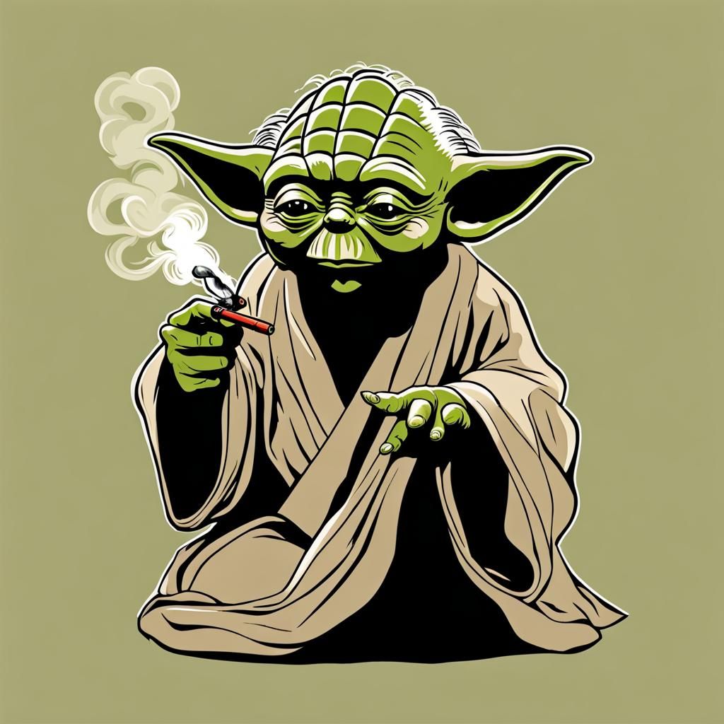 Yoda Smoking Weed: A Humorous Interpretation