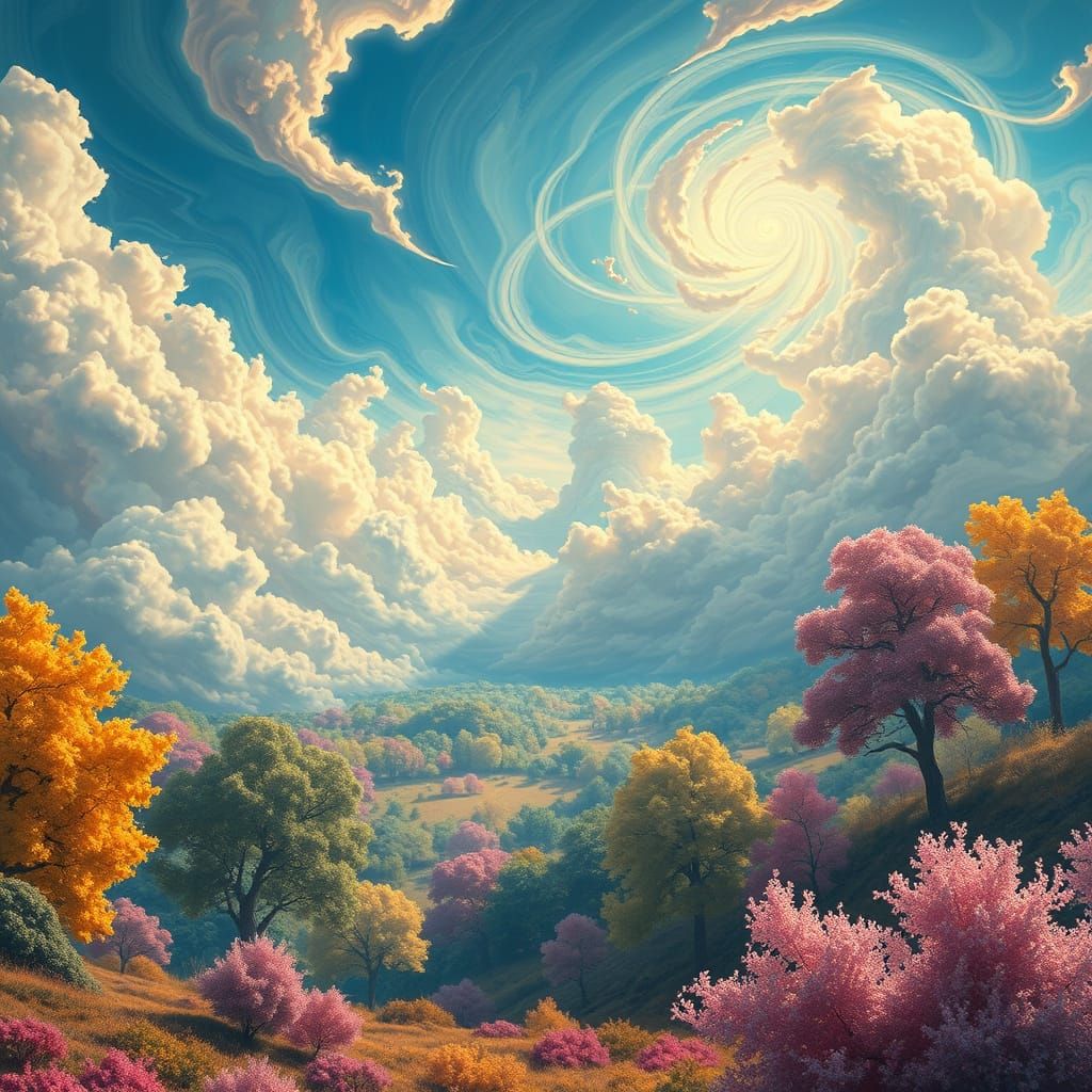 Divine Candy Landscape in Biblical Wonderland