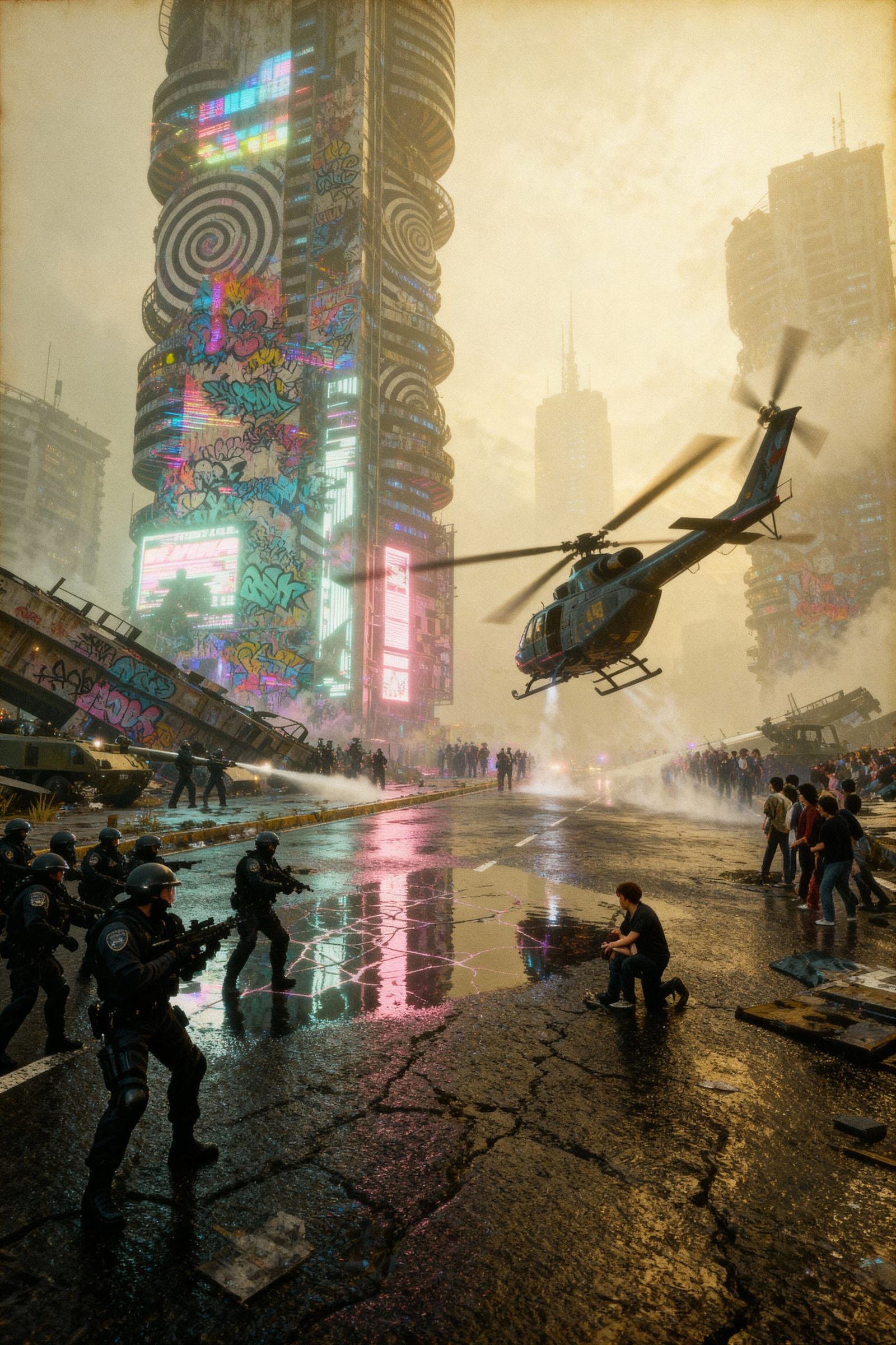 I.C.E training convention on the streets..