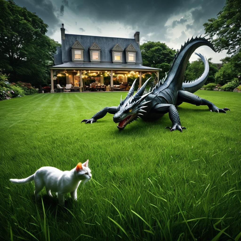 Hyperrealistic Alien Party in a Fabulous Home