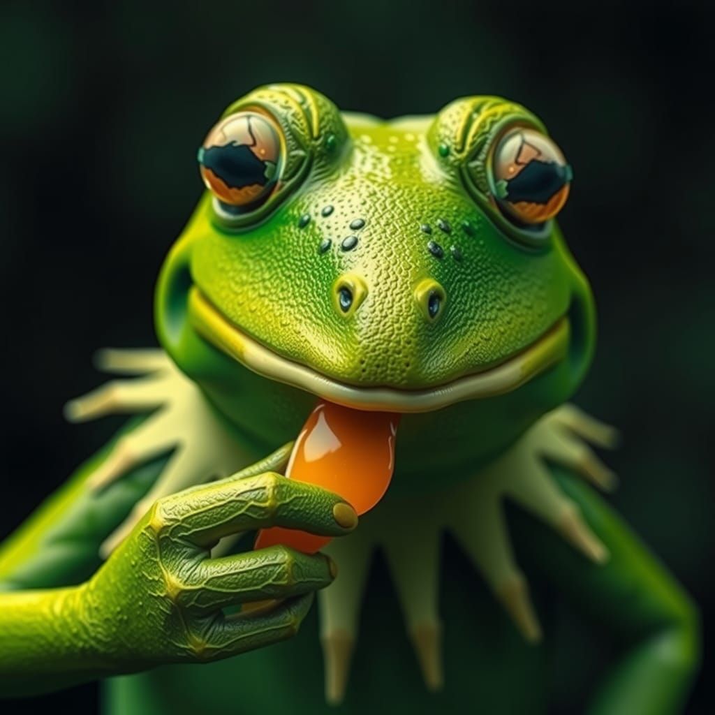 Distorted Kermit: A Hallucinatory Vision