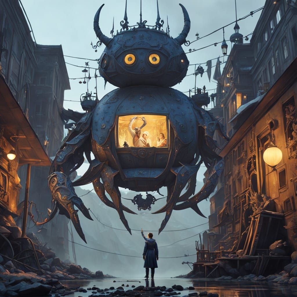 Ethereal Manó in Lavish, Mystical Attire