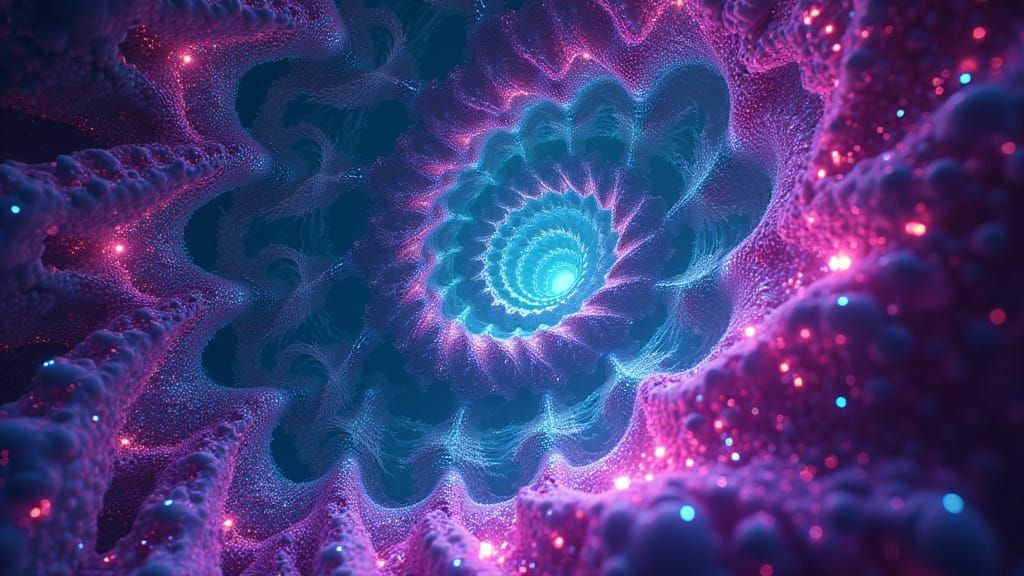 Hypnotic Light Tunnels and Fractal Patterns