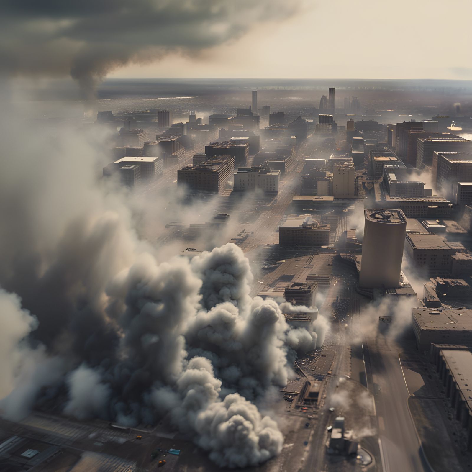 Post-Apocalyptic Nuclear Town Aftermath in 4K