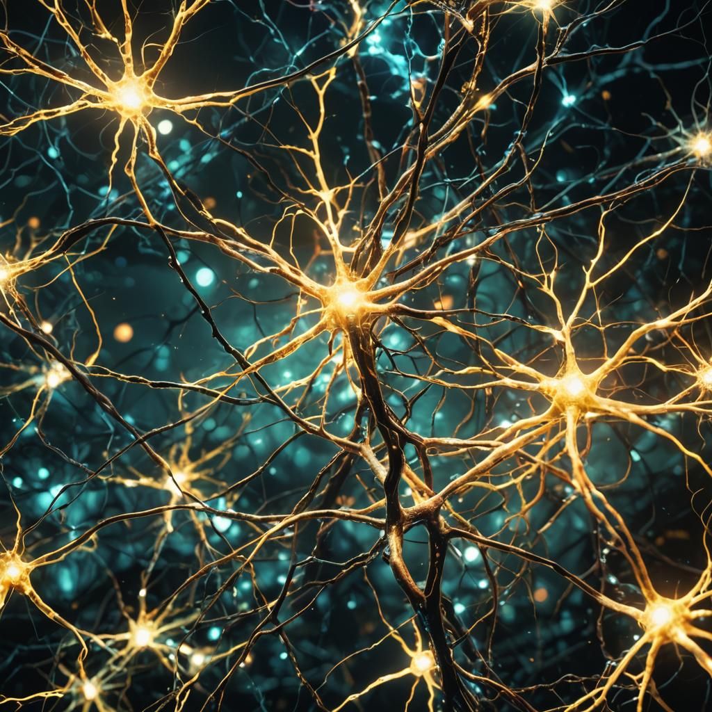 Bioluminescent Neurons Sparking with Synapses in Film Still