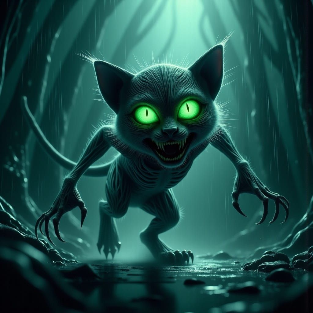 Cheshire Cat Ninja in Rainforest Arena