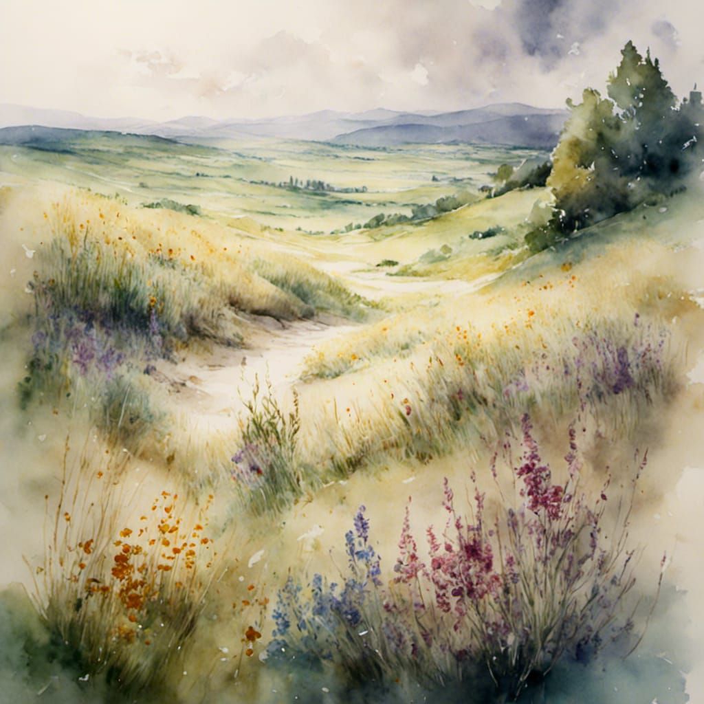 Floral scenery
