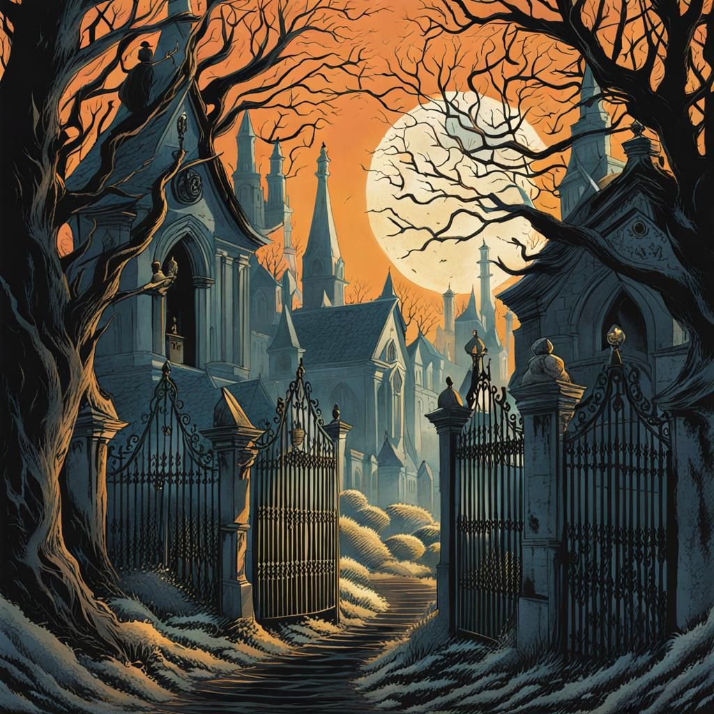 Graveyard of Lost Dreams: Fantasy Illustration