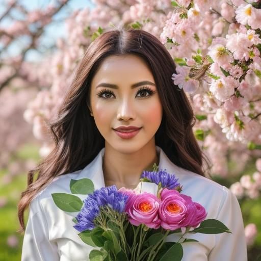 Colorful Flowers in Full Bloom