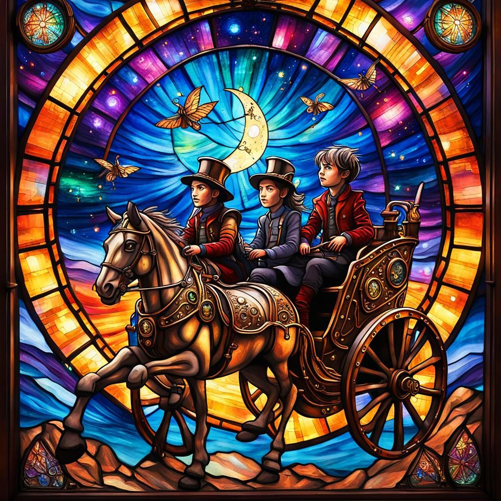 Arjuna & his twin sisters Ardeena & Layla - Space Chariot Ad...