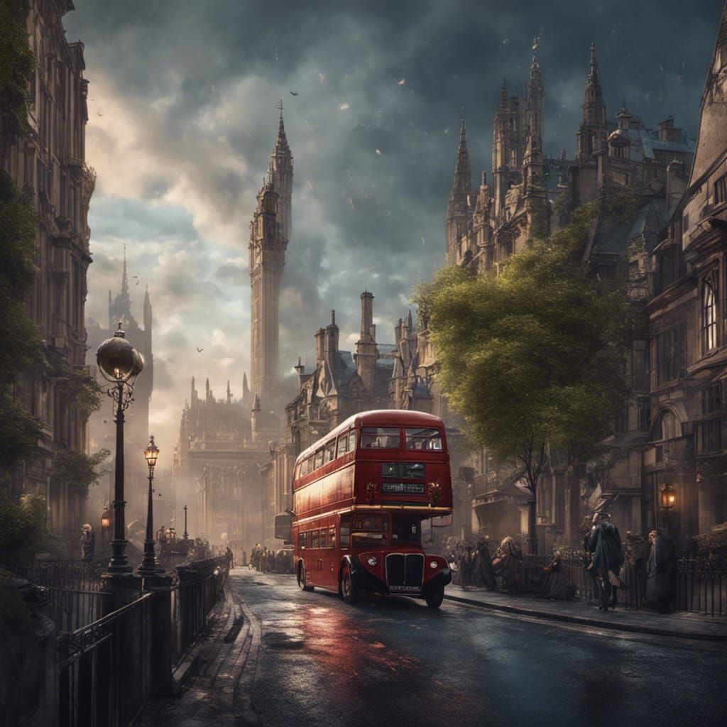 Empty London Street with Ringing Bells