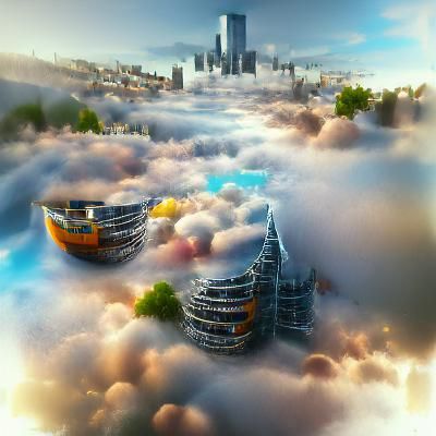 Ethereal Clouds: An Abstract Digital Artscape