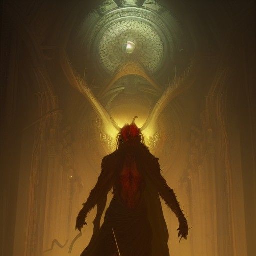 Asmodeus Dark Fantasy Concept Art in 8K