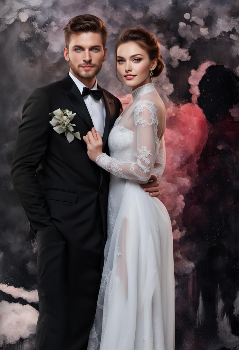 Beautiful Couple Embracing