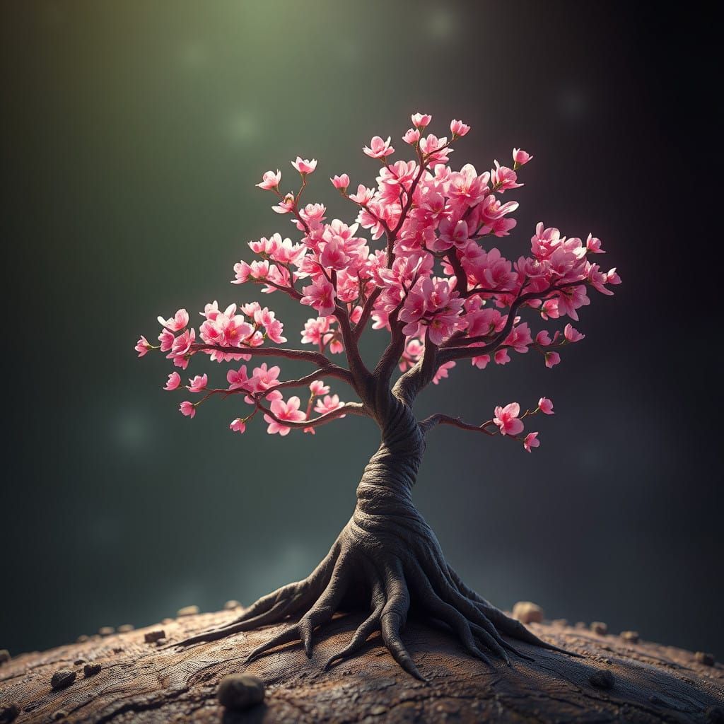 Vibrant Fantastical Tree Blooms in Stunning Detail