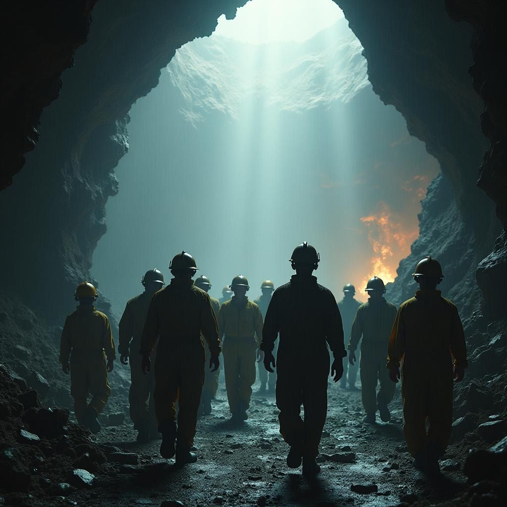 Typhoon Traps Miners in Collapsing Cave