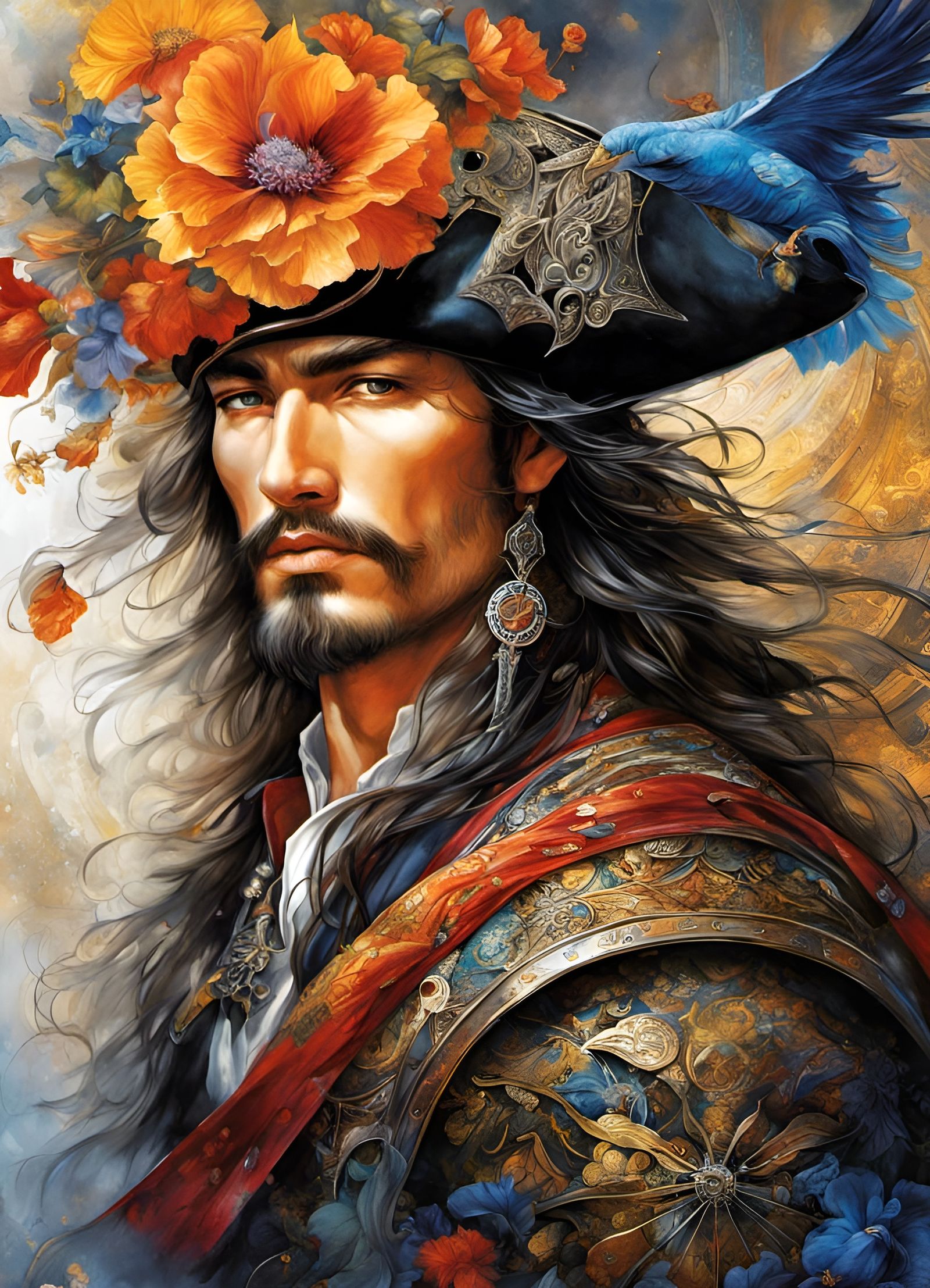 Hyperdetailed Norse Pirate Ninja God Masterpiece