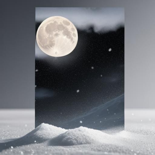 portal to the moon in lunar dust