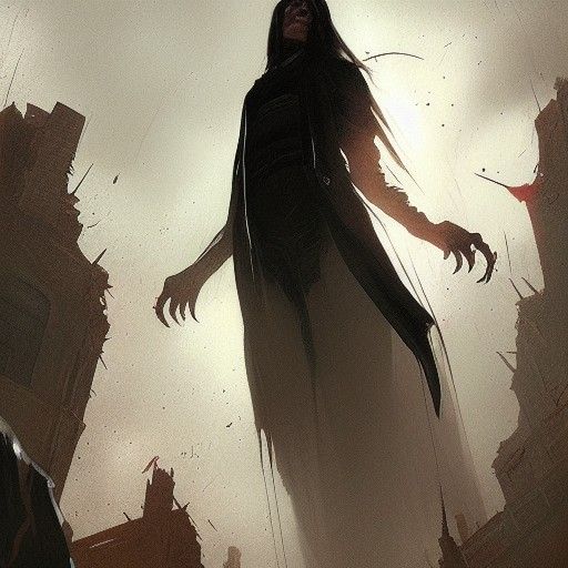 Sinister Cursed Scene by Rutkowski