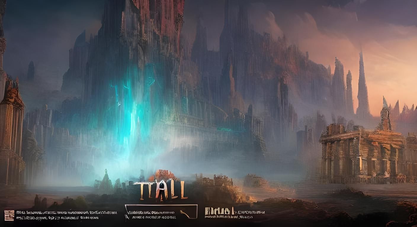 Temple of Baal Ruins: Detailed Matte Painting
