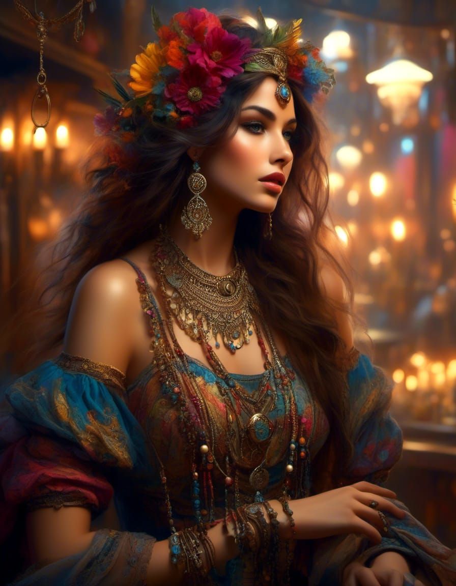 Gypsy Fairy Dancing: Art Nouveau Punk Style